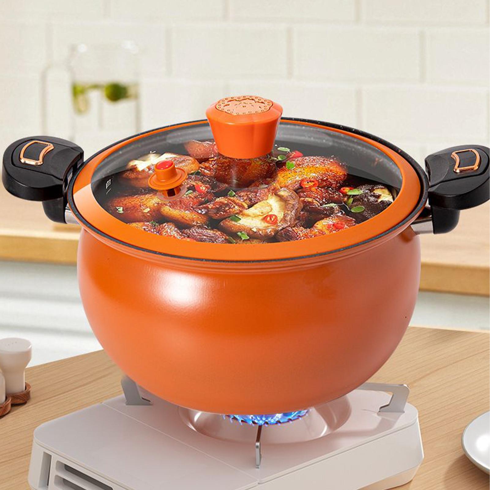 Home Cooking Fast Foods - Basınçlı Tencere Yapışmaz Pişirme Tenceresi Hızlı