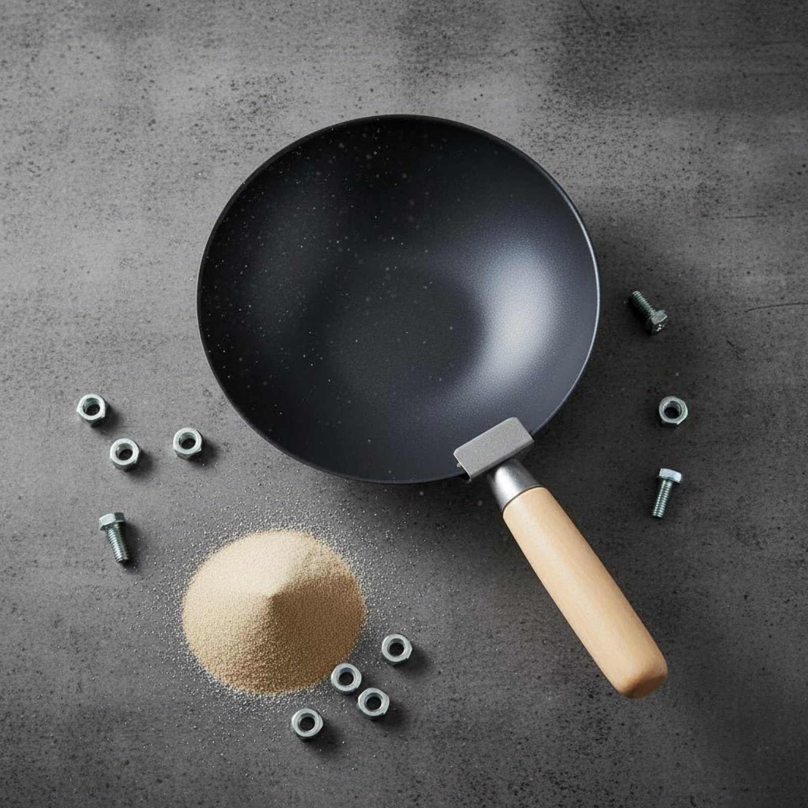 Wok Carbon Steel - Çimento Karıştırma Kazanı Aşınmaya Dayanıklı El