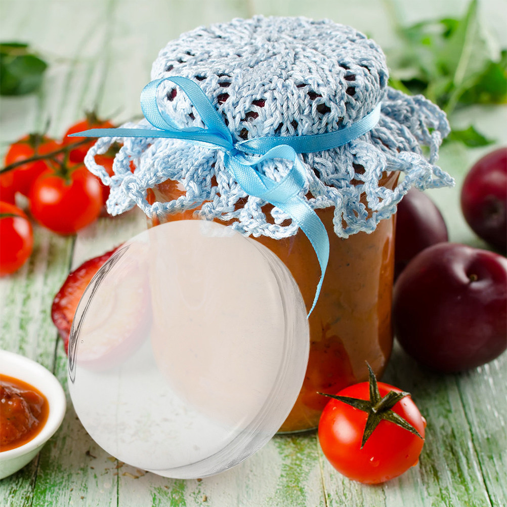 Fermentation Crock - 4 Adet Cam Fermantasyon Ağırlığı, Ağır