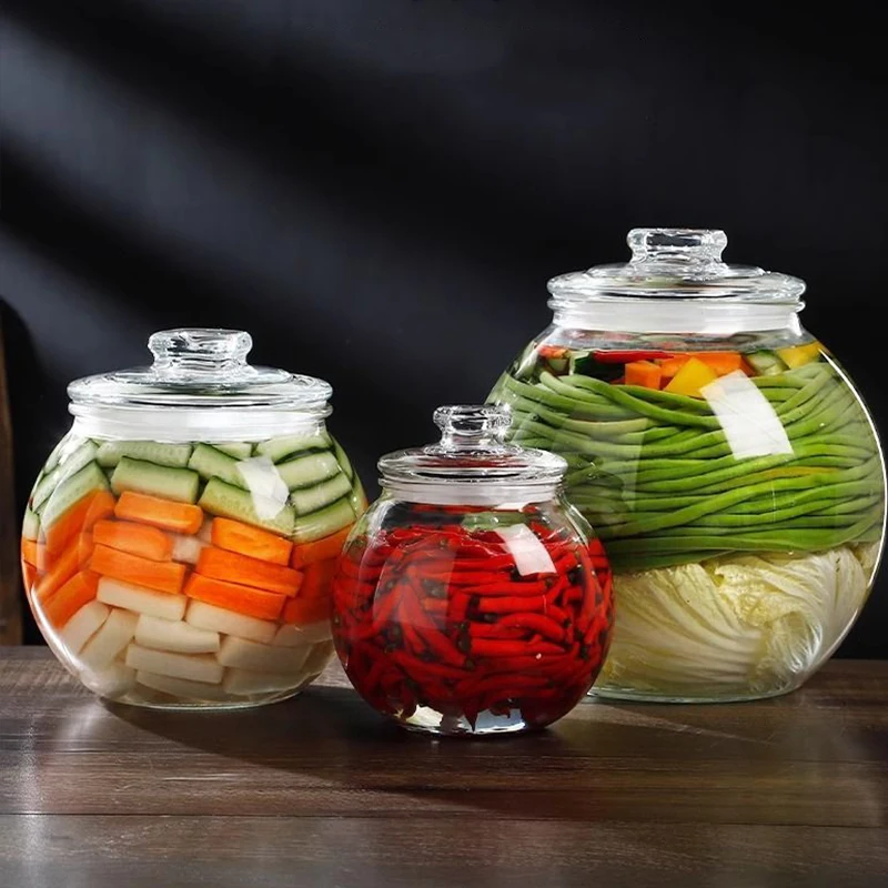 Fermentation Crock - Geleneksel Fermentasyon Kiti, Hava Kilidi Kapaklı