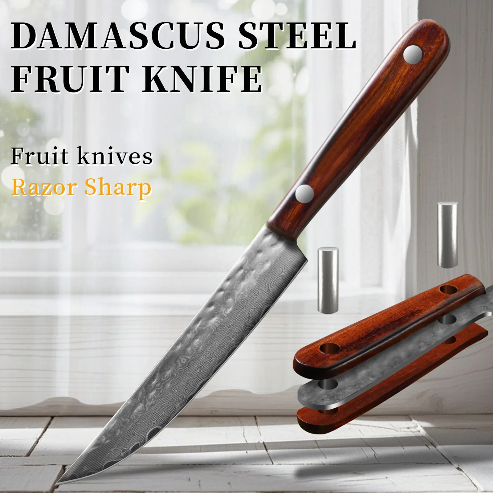 Dövme Şam Çelik Meyve Bıçağı K - Wok Carbon Steel incelemesi ve fiyatı