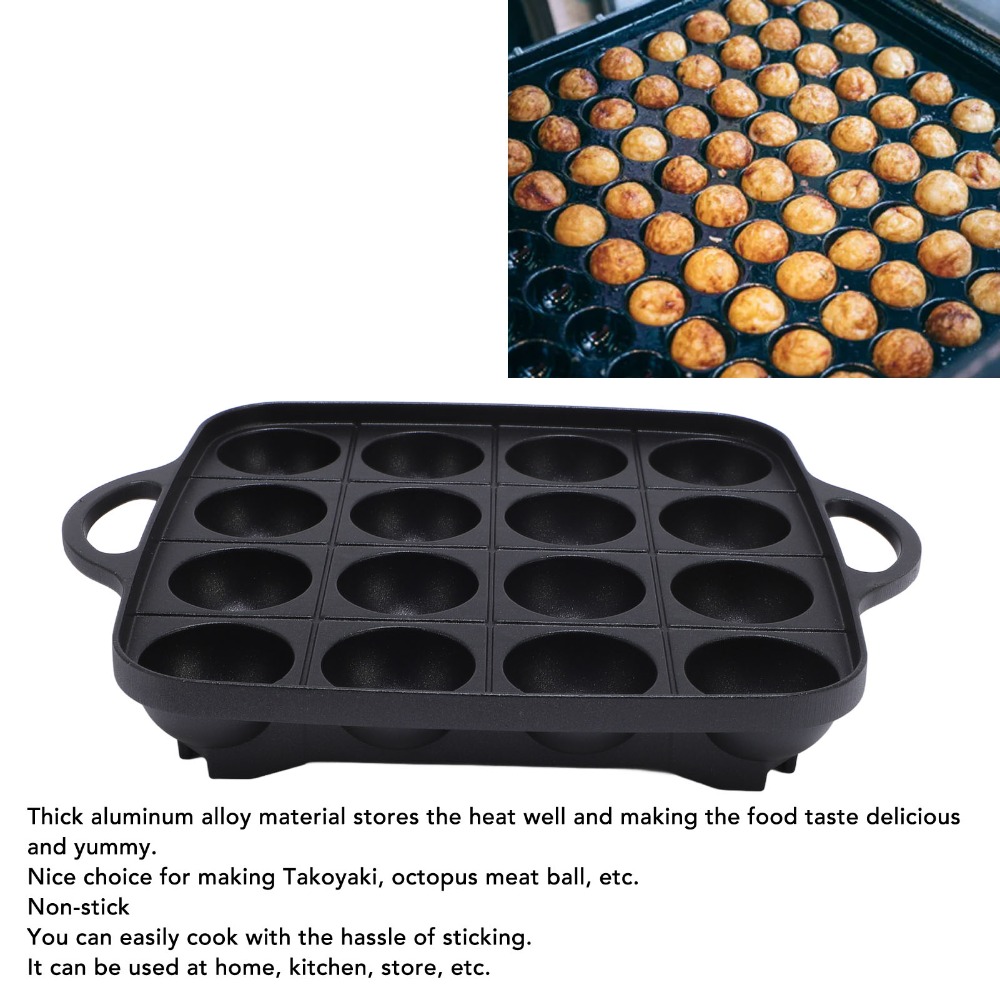 Çok Amaçlı Siyah Takoyaki Tava - Takoyaki Pan Cast incelemesi ve fiyatı