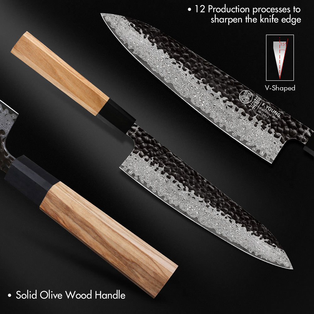 F.YOUNG Şam Çelik Mutfak Bıçak - Wok Carbon Steel incelemesi ve fiyatı