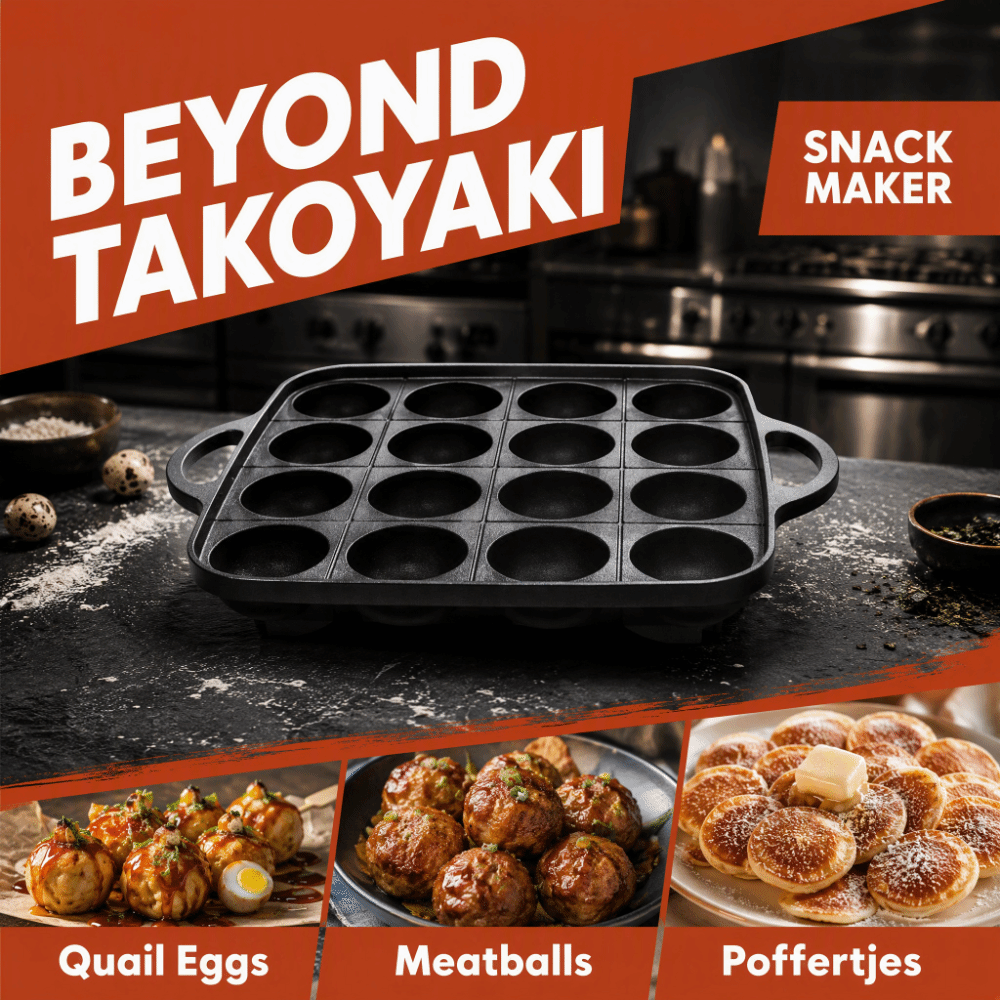 Yeni Siyah Takoyaki Tavası Dök - Takoyaki Pan Cast incelemesi ve fiyatı